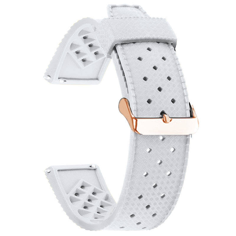 Universal Silicone Watch Strap Soft Rubber Watch Bracelet 20mm 22mm Breathable Quick Release Wristband for Seiko Silicone Soft Watchand
