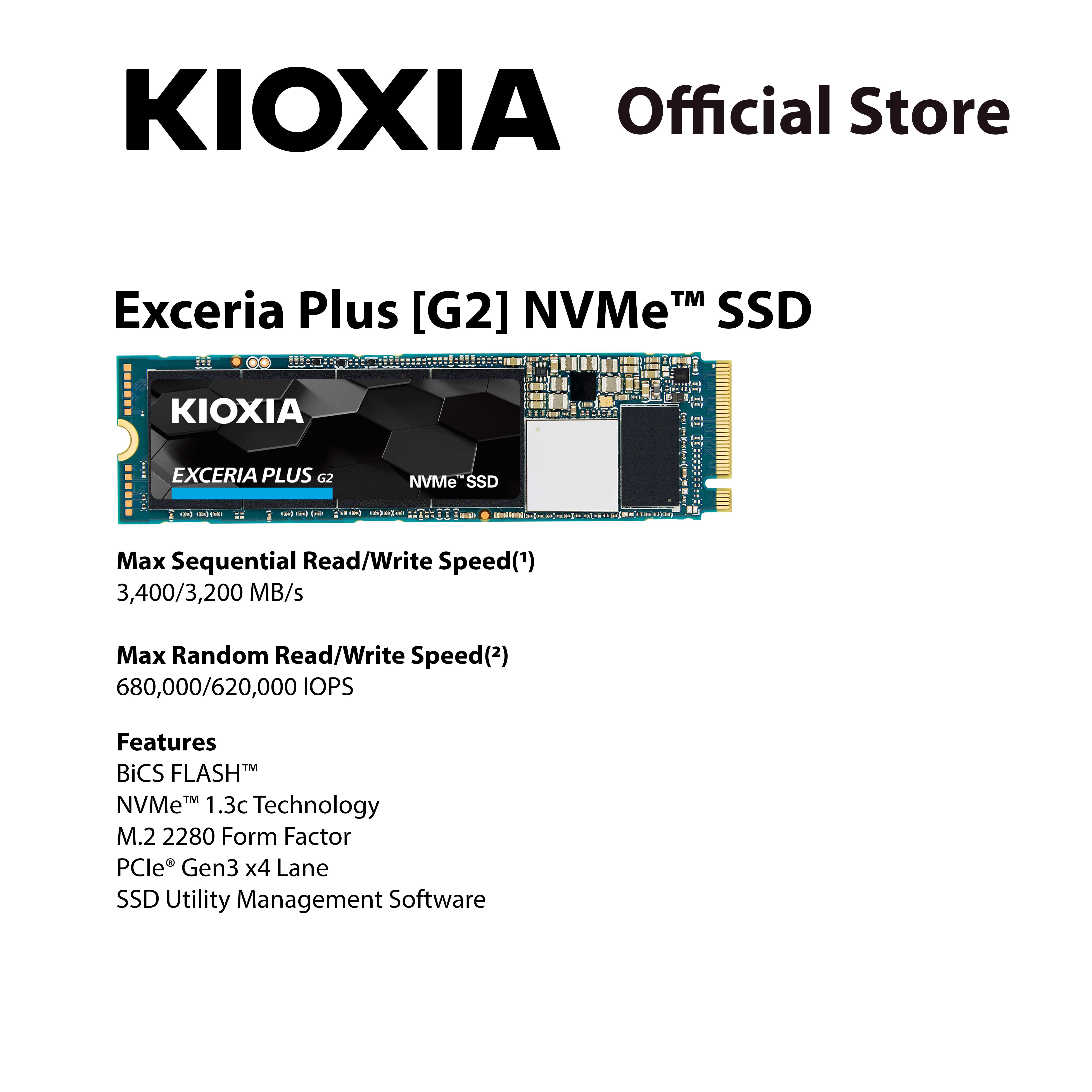 Disque SSD EXCERIA PLUS G2 - NVMe™