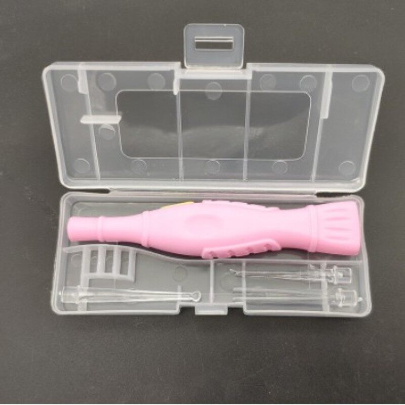 LED light Ear Cleaner with battery Earpick Remove Ear Wax Baby Child Ear Spoon Curette Ear Cleaning Ear Care 带灯耳勺安全灯耳勺小孩