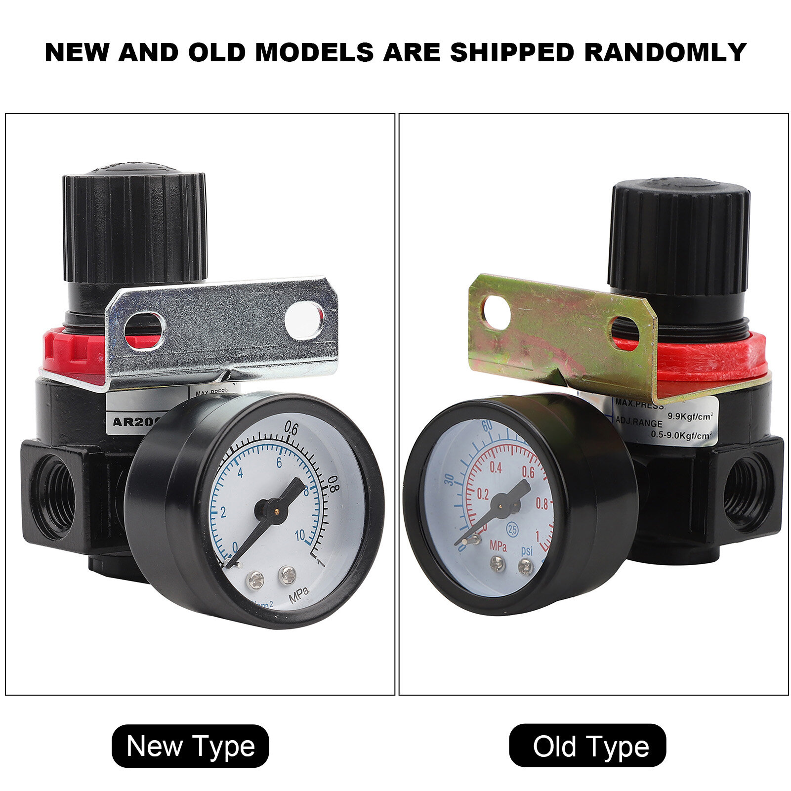 AR2000 Air Source Filter Processor Pneumatic Regullation Pressure Regulator Air‑Vent Valve