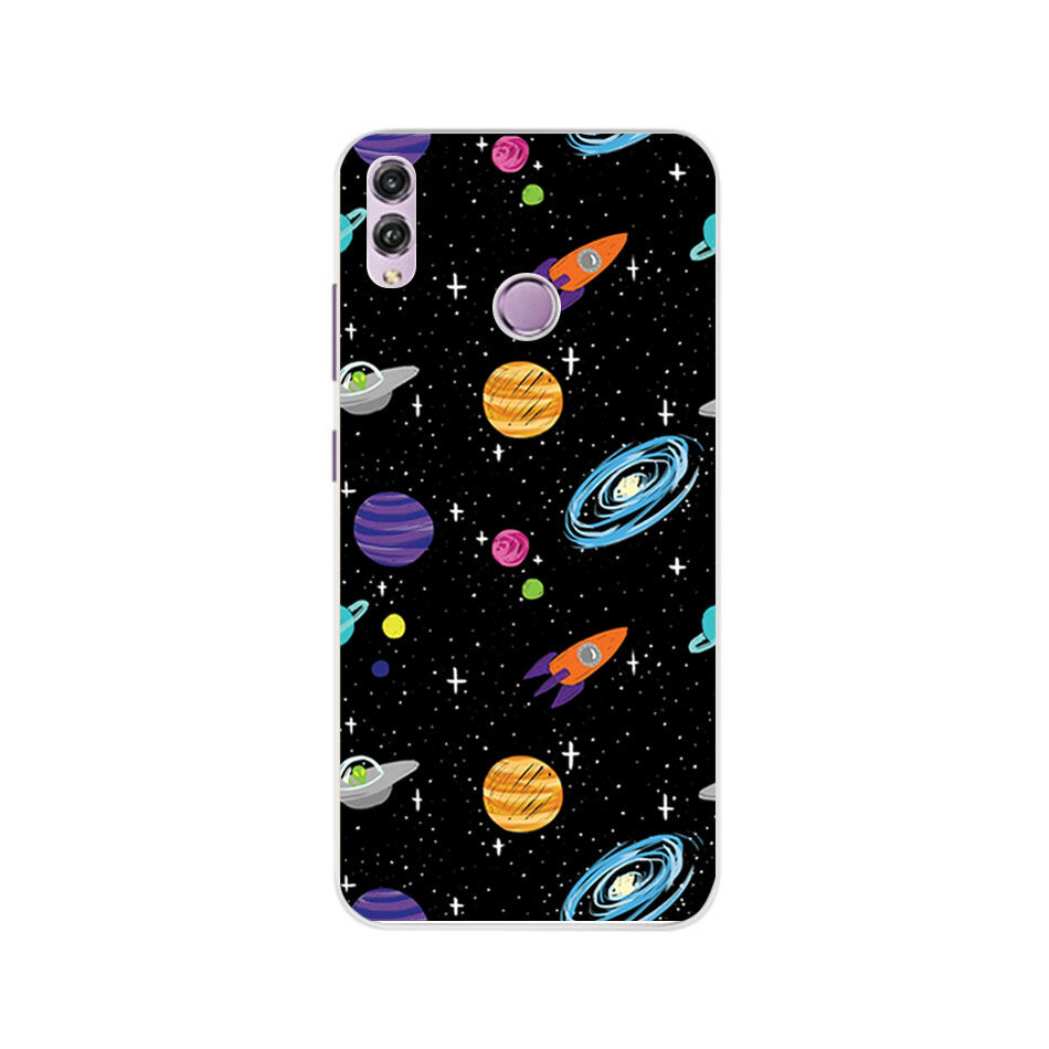 Phone Case For Huawei Honor 8X Max Y Max ARS-L22 Enjoy Max 7.12 inch Painted Pattern Soft Silicone TPU Back Cover Case