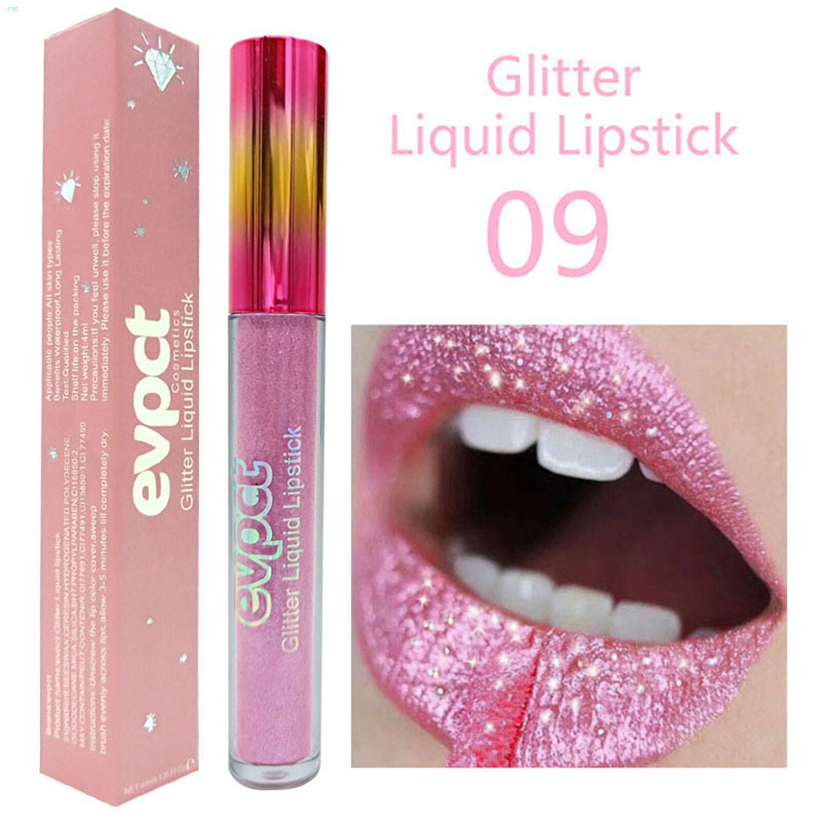 Silver Lipstick Metallic Matte Liquid Lipstick Set Metallic Metallic Lipstick Silver