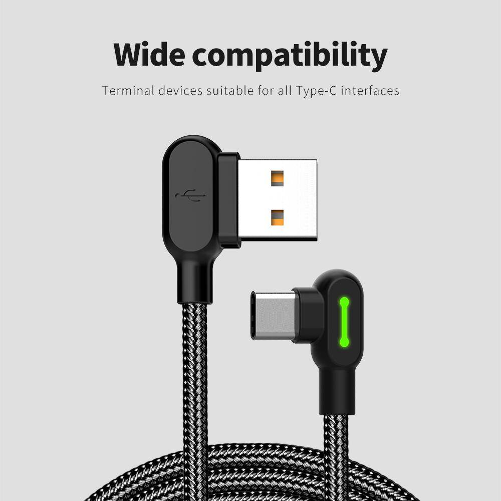 MCDODO dữ liệu USB cho iPhone cho loại C cho Micro USB 90 ° nhanh sạc USB C dữ liệu Cáp dây sạc điện thoại Android USB-C 2.4A Apple Huawei Xiaomi Samsung Oppo