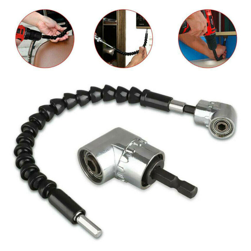 Thiết Bị Góc 105 Độ Tua Vít Góc Điều Chỉnh Được Tuốc Nơ Vít Góc Điện Đầu Uốn Với Tay Cầm Lục Giác Thanh Nối Dài