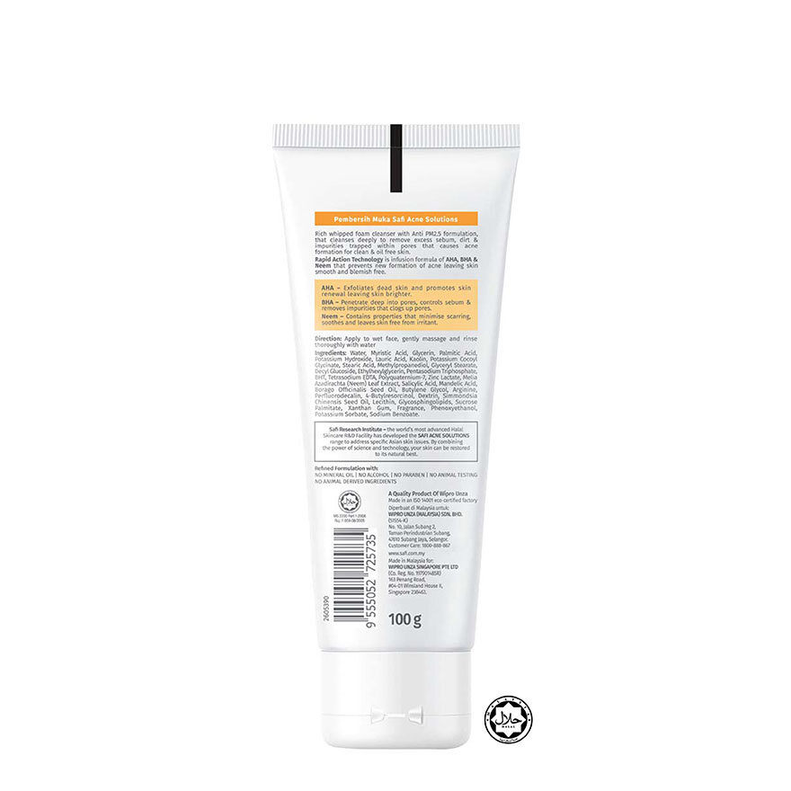 pencuci muka safi acne solution