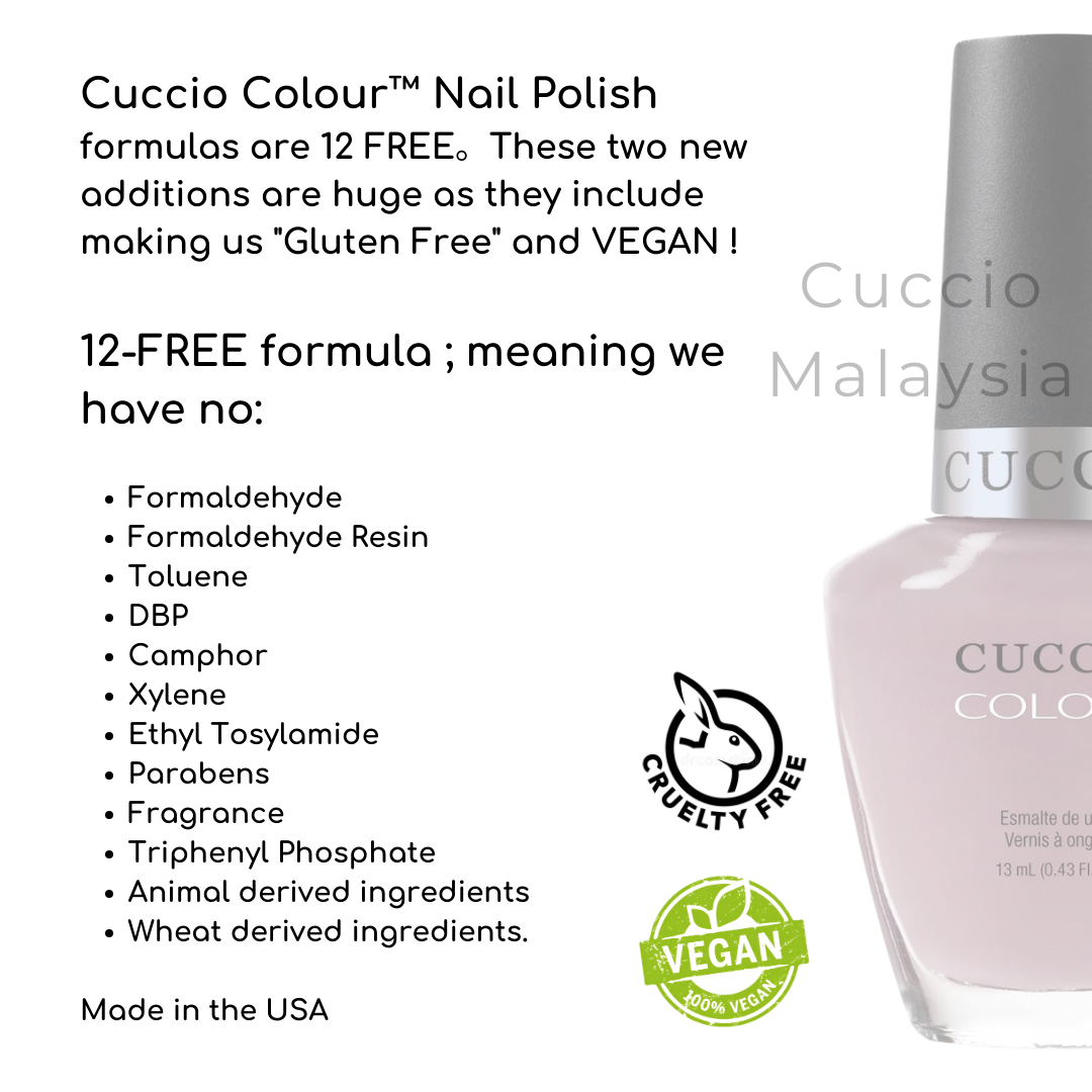 Cuccio Nagellack „Longing For London“ – 13 Ml, Salonprofessionell, Chipfrei, In Trendy Farbe 6060