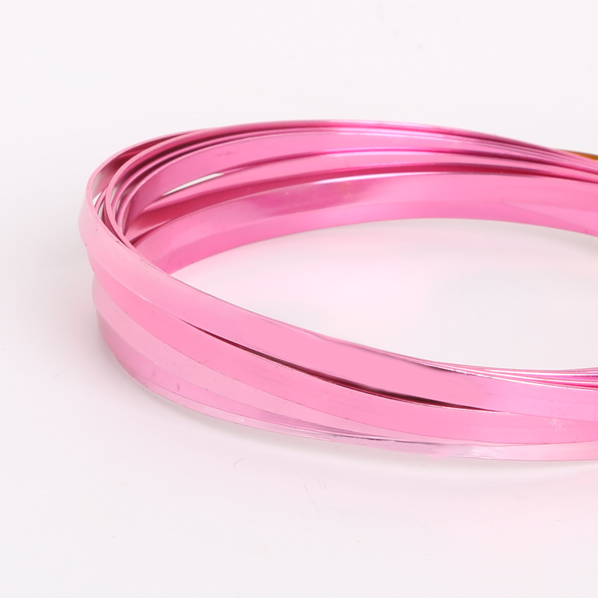 3 Meters/Bag 5mm Flat Aluminum Wire For Bracelet Necklace Jewelry Making Beading Wire DIY Craft Accessories