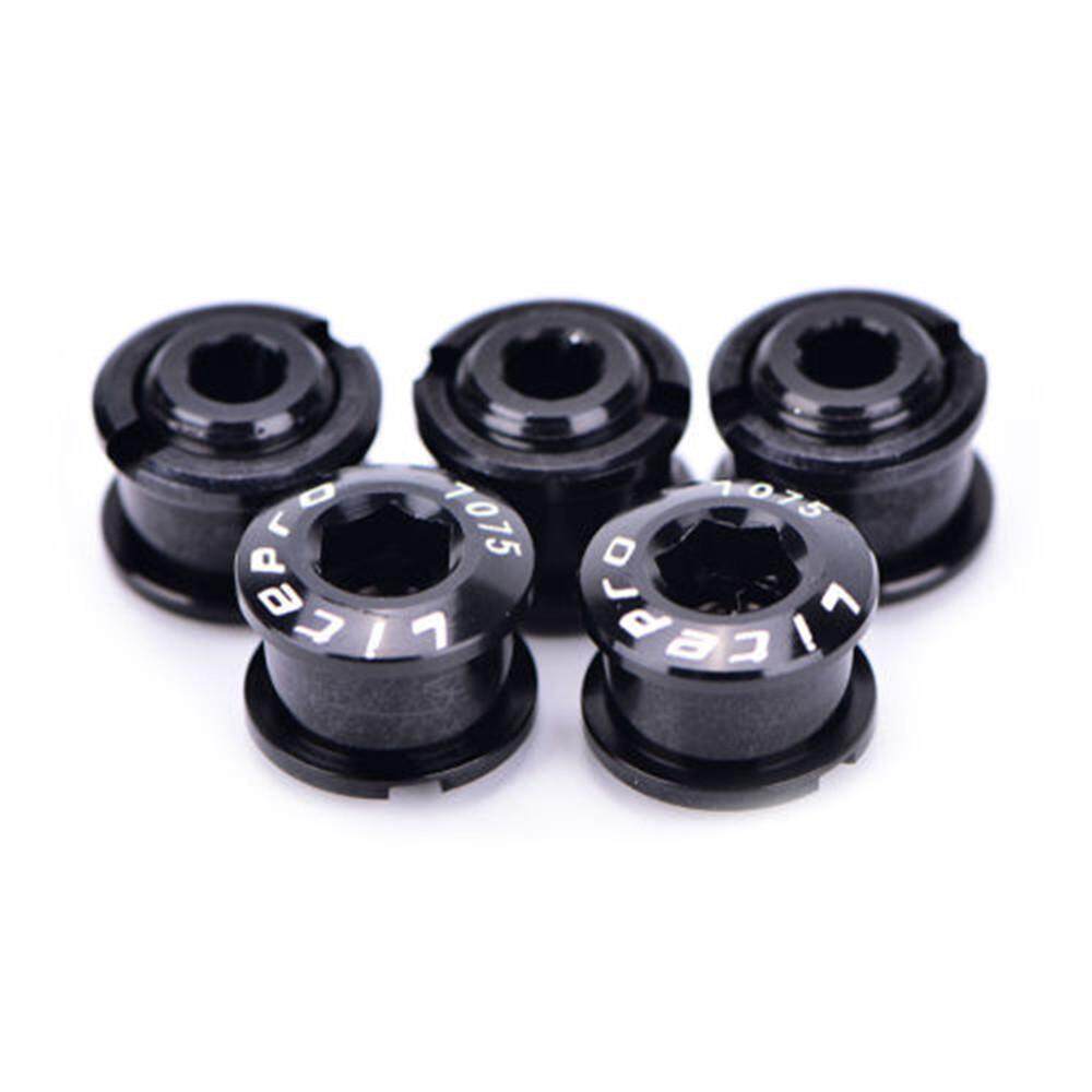 5PCS Litepro Bike Chainring Bolts Single//Double//Triple Speed Chain ring Screws