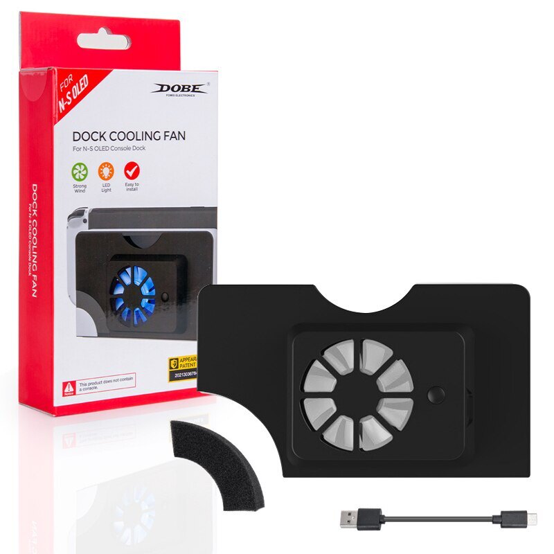Nintendo Switch Oled Accessories Cooler Base USB Cooling Fan External Game Console Stand Heat Dissipation Fans For NS OLED