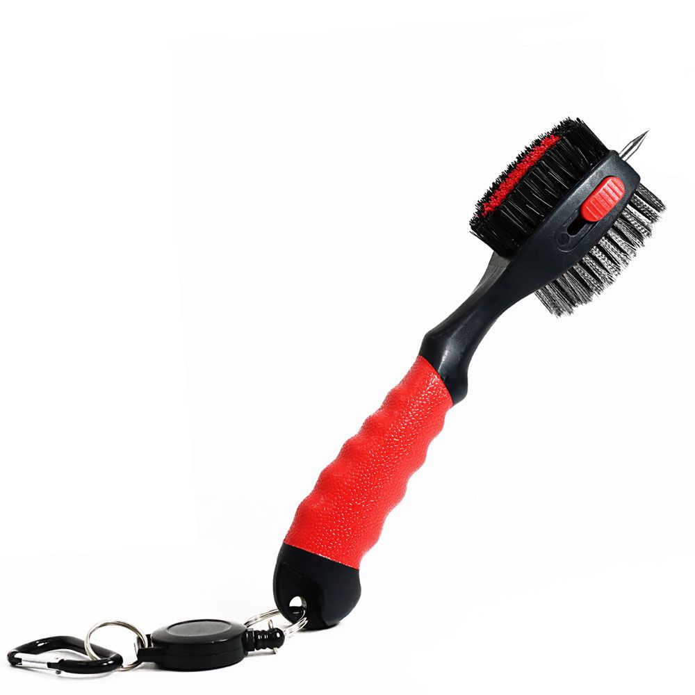 RTEUY High Quality Golf Accessories Cleaning Tool Retractable Sporting Goods Golf Groove Cleaning Brush Retractable Groove Cleaner Sharpener Tool Golf Club Brush