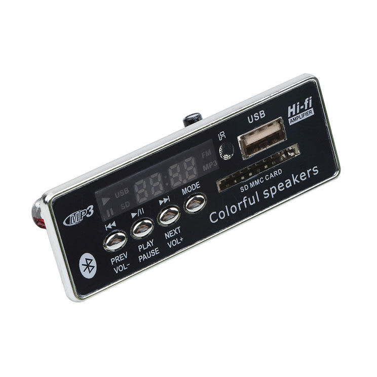 Wireless Bluetooth MP3 Player Decoder Board DC 12V LED Screen Hands-free Car Kit SD FM Radio 3.5mm Aux Line-in Audio Module Receiver With Remote Controller