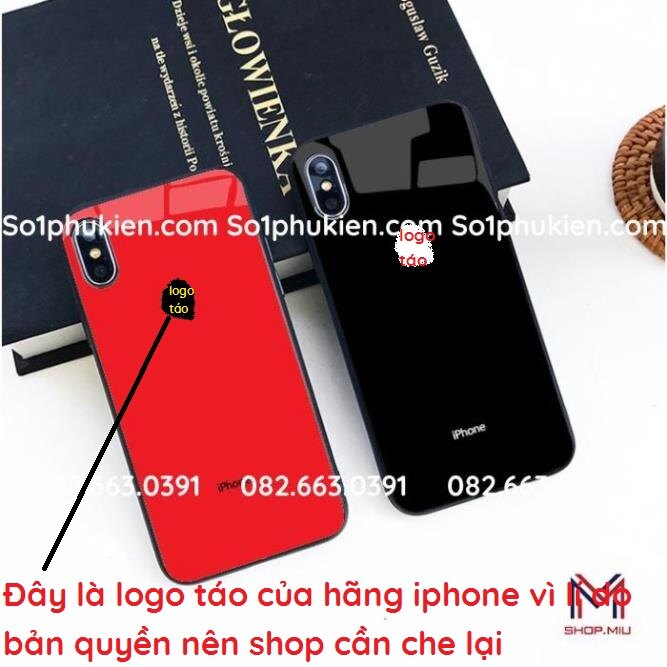 Ốp lưng giả kiểu i.p.h.o.n.e cho huawei nova 3i / nova 3e / y7 pro 2019 mặt lưng ép kính nano chống bể