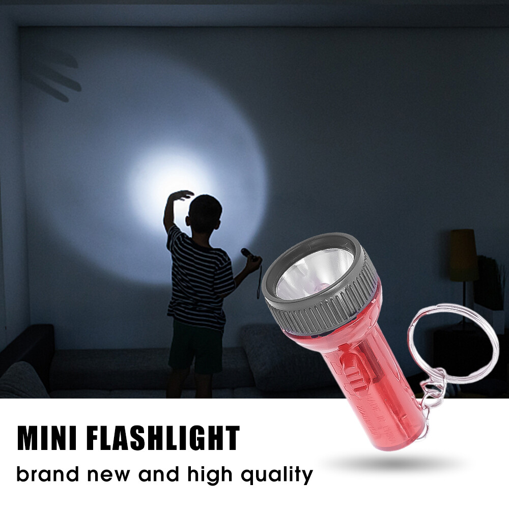 Multifunctional Mini Keychain Charm Lighting Flashlight Home Outdoor Camping Mountain Climbing Emergency Flashlamp Backpack Pendant Decoration