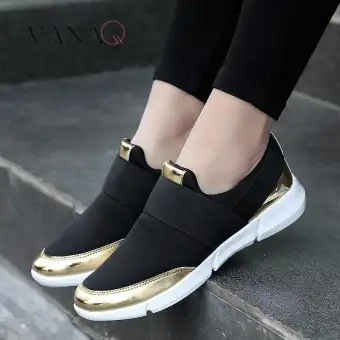ladies black driving shoes