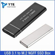 USB 3.1 TYPE-C để M.2 Ngff SSD Ổ cứng di động hộp đĩa 6gbps vỏ bên ngoài trường hợp đối với M2 ổ SSD SATA USB 3.1 2260/2280