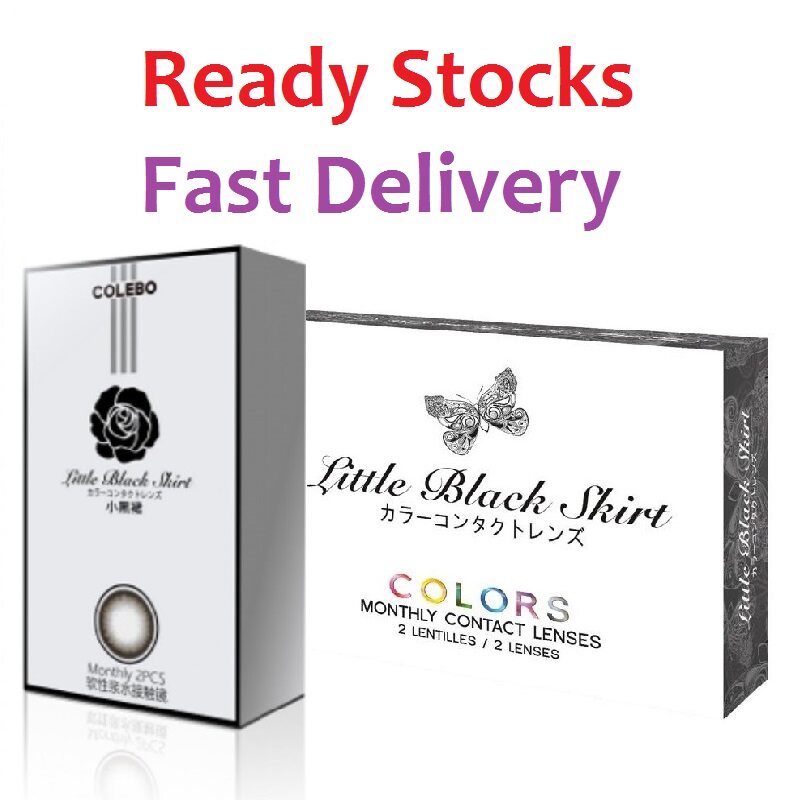 Colebo Vision Little Black Skirt Monthly Color Contact Lens Lazada