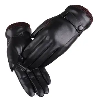 leather touchscreen driving gloves