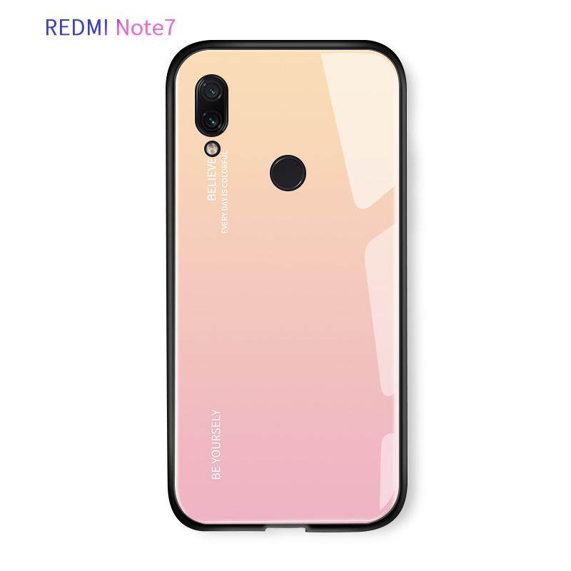 Ốp Lưng Chống Sốc Cho Xiaomi MI Redmi Note7 Note 7, Ốp Điện Thoại Màu Cầu Vồng Aurora Sang Trọng