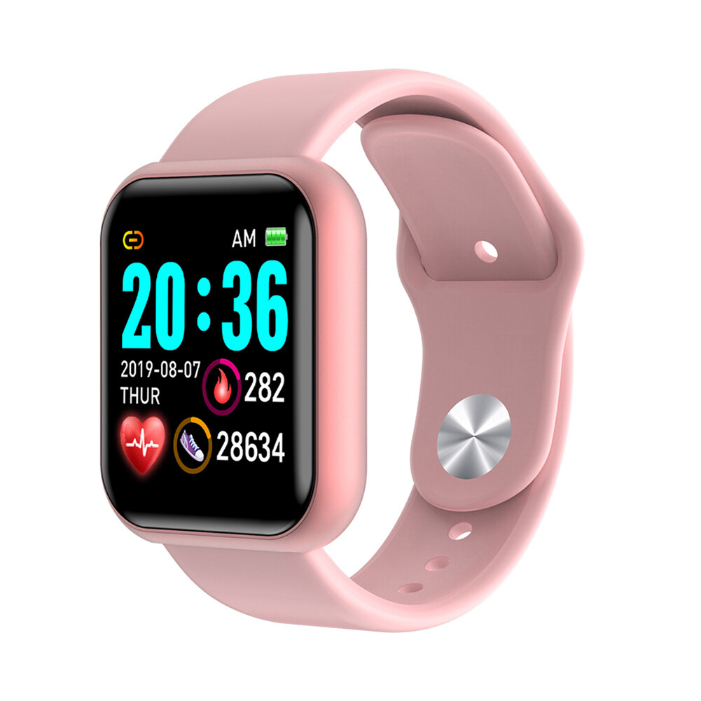 Đồng hồ đeo tay thông minh Y68 theo dõi huyết áp/nhịp tim chống nước cho IOS Android Tanjiaxun48297 - INTL