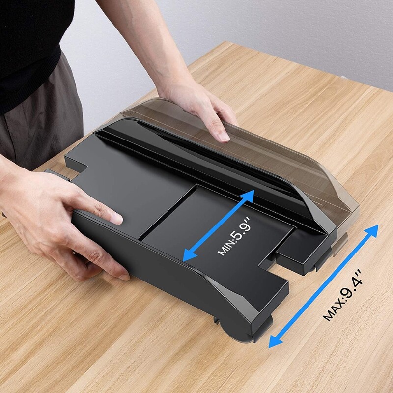 ✪【Good medias】【Ready Stock】PC Cart CPU Holder Computer Tower Stand Holder with Locking Caster Wheels Mobile Computer Desktop Floor Stand Under Desk