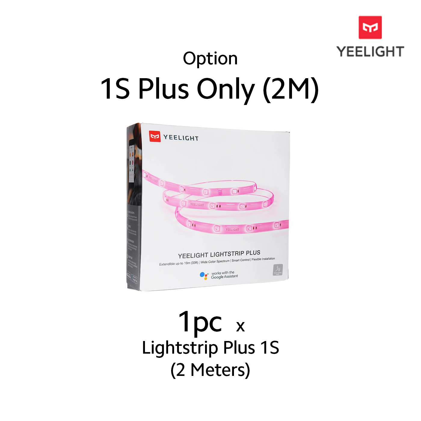 Yeelight Lightstrip Plus 1S (Plus 1S and 1S is the same model) WiFi APP ...