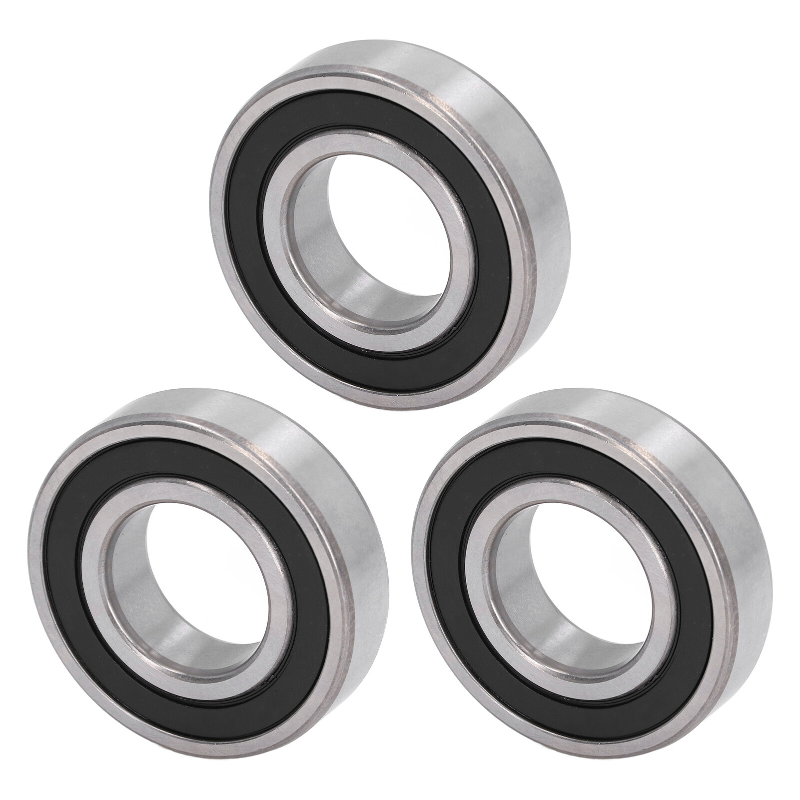 3Pcs Deep Groove Ball Bearing Rubber Seal Accessory Set Kit for