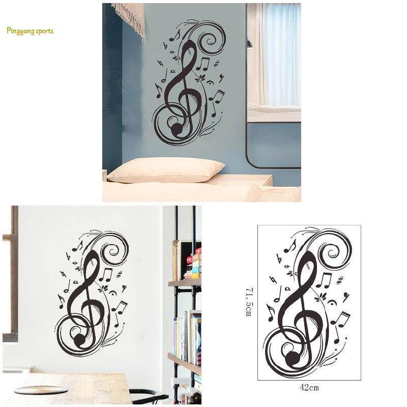 Ti-M Simple Wall Sticker Musical Note Pattern Wall Decal Home DecorMusical Note PatternSimple Wall Sticker, Wall DecalWall Decor, Home DecorSimple