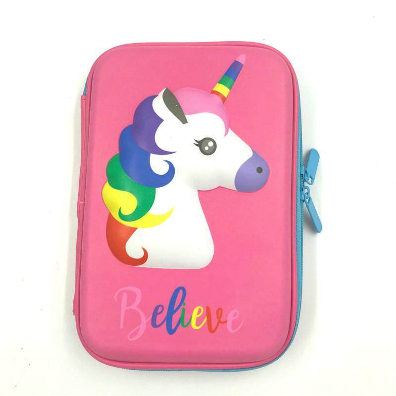 Smiggle Unicorn Pencil Case Kids Gift Stationery Pen Storage Bag Pen Stationary