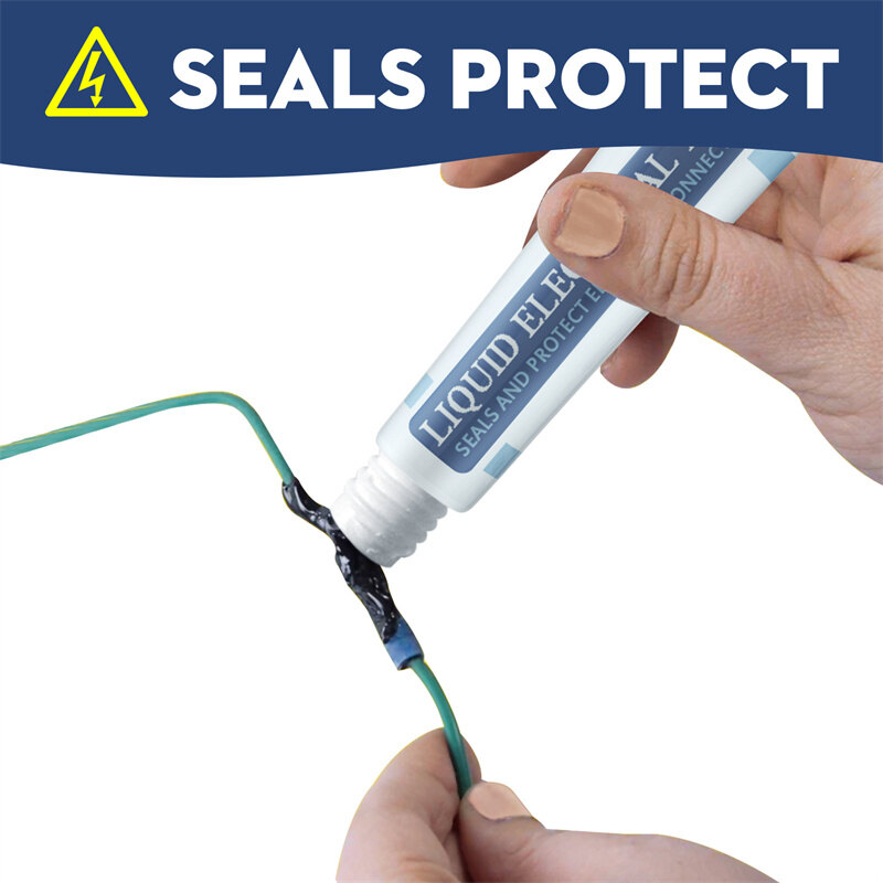 30ML Liquid Insulation Paste Electrical Wire Cable Coat Fix Line Glue Waterproof Protection Sealed Repair Rubber Liquid Tape