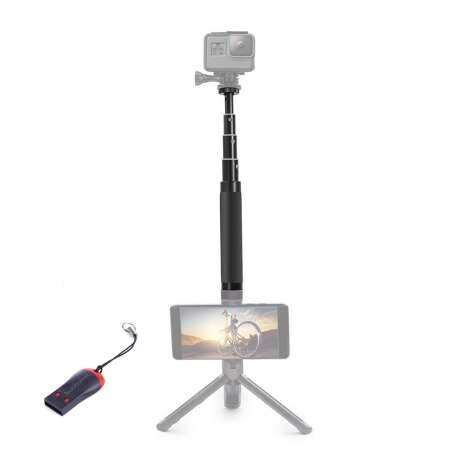 PGYTECH มือจับส่วนเสริมขาตั้งกล้อง POLE สำหรับ DJI OSMO กล้องแอคชั่นแคมเมรา,OSMO กระเป๋า,GoPro,Insta360 One X อุปกรณ์เสริม
