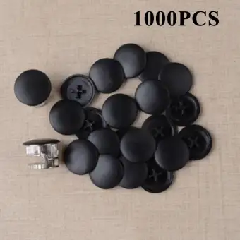 1000pcs 3in1 Screws Decorative Covers Plastic Nuts Bolts