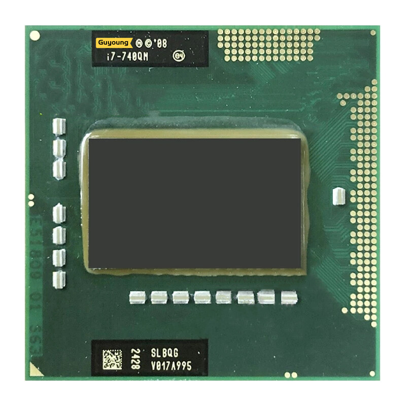 Core i7-740qm i7 740qm slbqg 1.7 ghz quad-core eight-thread cpu processor 6w 45w socket g1 / rpga988a