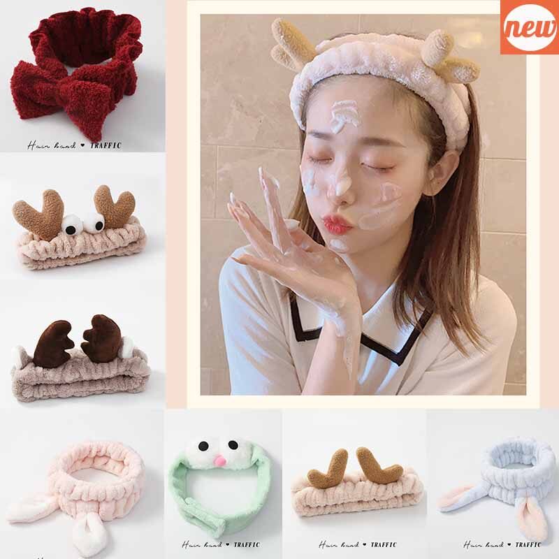 ACC New Celebrity Wash Face with Hair Band Bath Hair Hoop Women Headband Female Headband Cute Non-slip Pressure Hair Tie Hair Girl Headdress