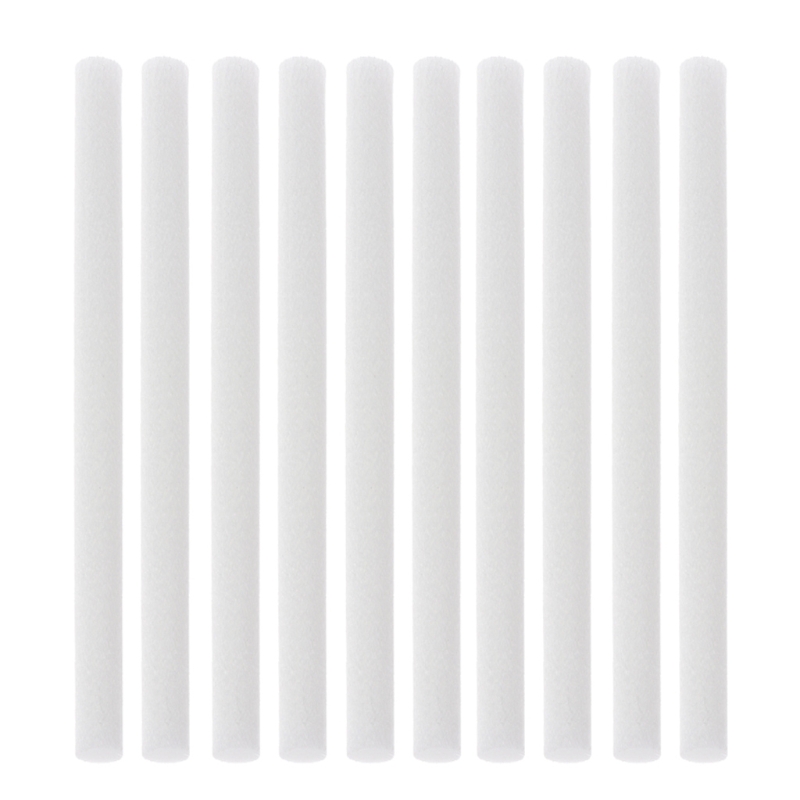 10pcs Humidifier Sticks Cotton Filter Sticks Refill Sticks Filter Replacement Wicks for Portable Personal USB Humidifier