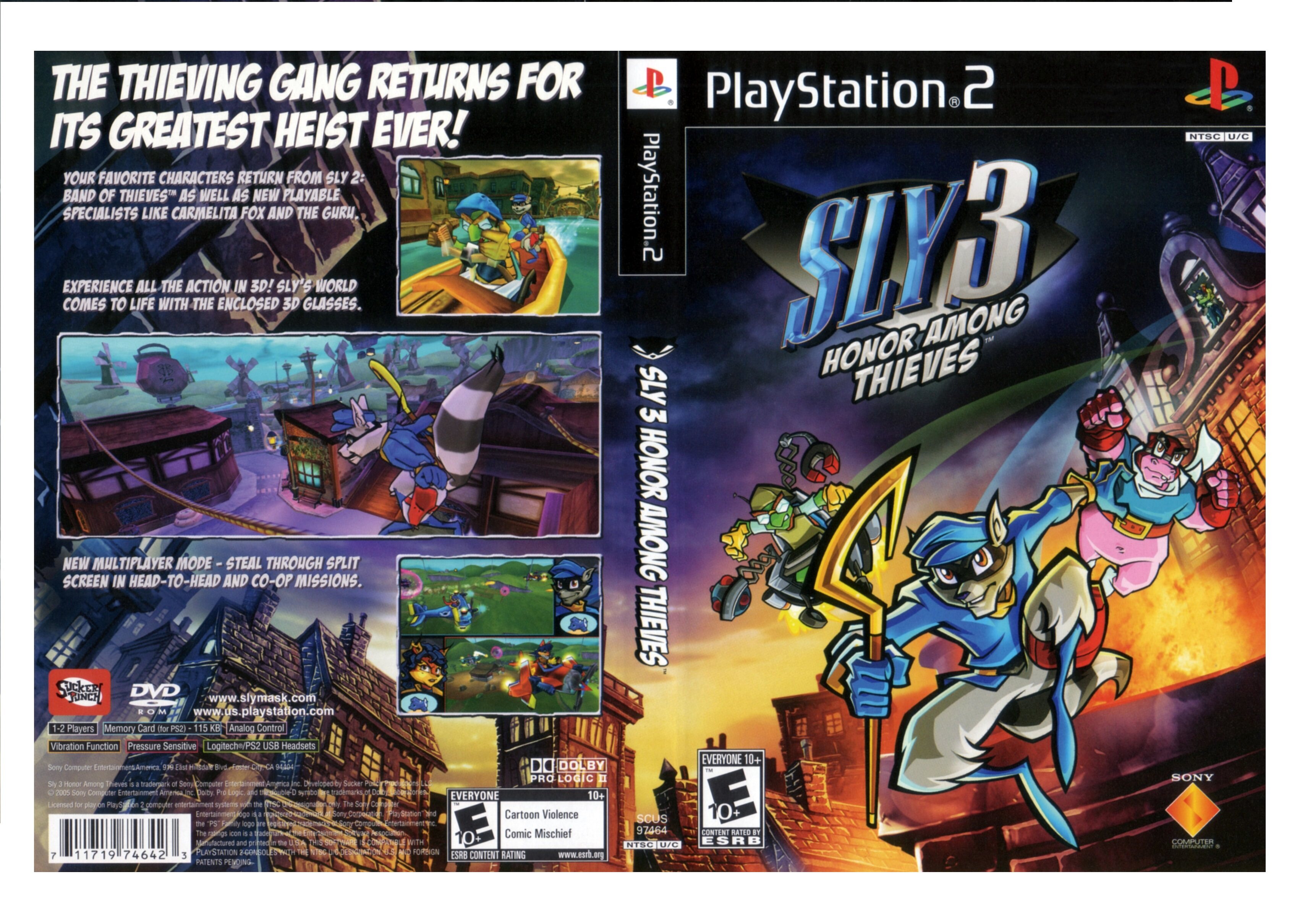 Sly 3: Honour Among Thieves PS2 Video Games Bahrain – Gamer's Haven