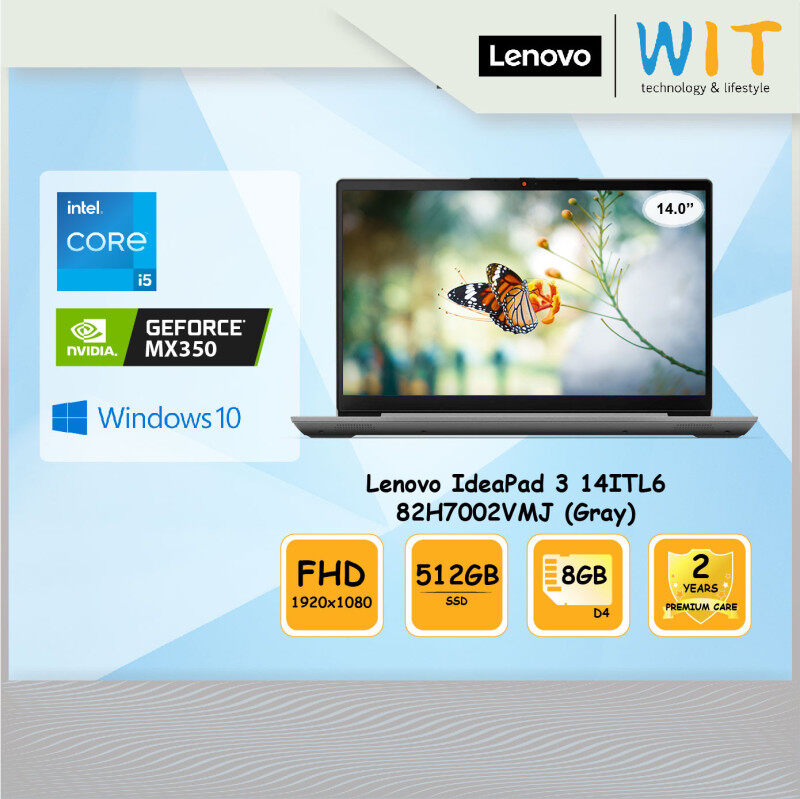 Lenovo Laptop IdeaPad 3 14ITL6 82H7002VMJ /Intel Core i5-1135G7/8GB D4/512GB SSD/14 FHD/NVD MX350 2GB Malaysia