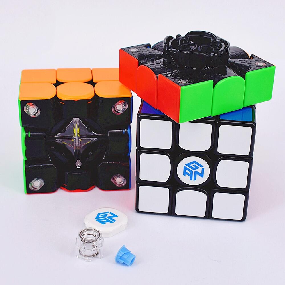 (Super Fan) GAN 356 XS 3x3x3 Magnetic Magic Cube Puzzle Educational Toy