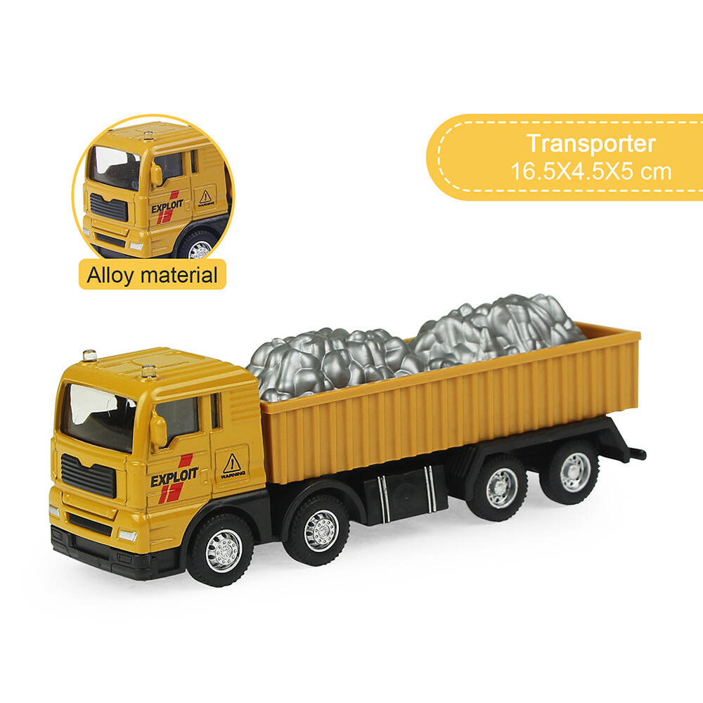 New Toy Construction Vehicles Series Engineering Truck Tractor Car Model for Boys Kids Educational Toys Gift