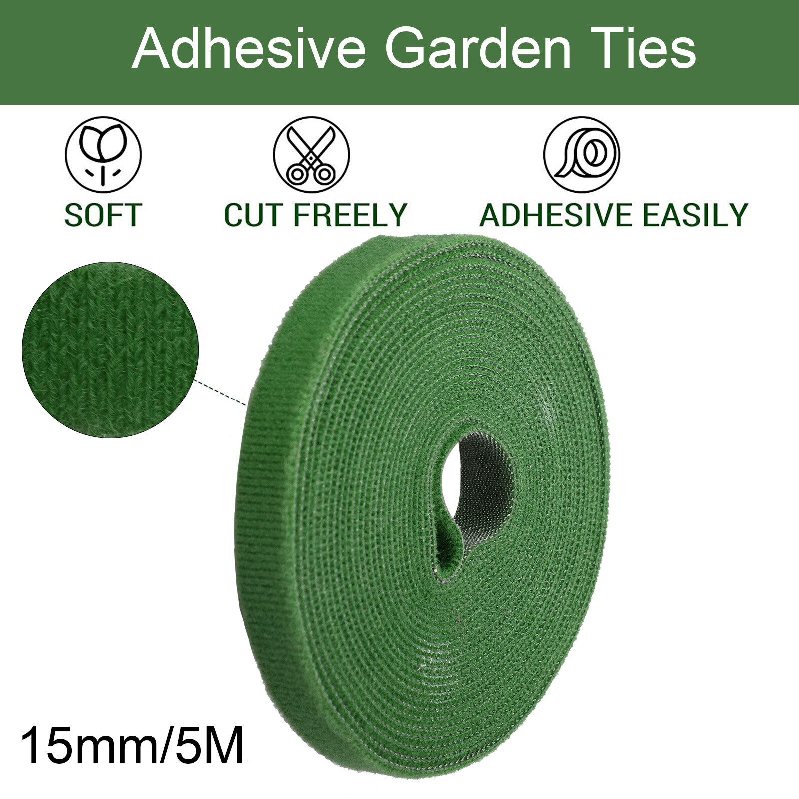 Dây đai khóa velcro làm vườn đa chức năng để bảo vệ cành cây cho trồng cây