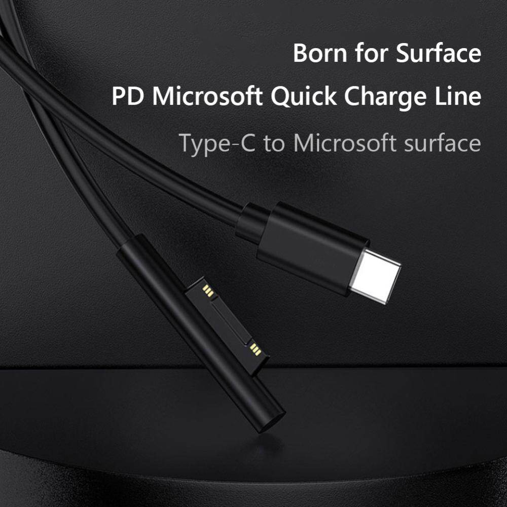Loại USB C cung cấp điện PD Bộ chuyển đổi thiết bị sạc nhanh cáp cho Microsoft surface Pro