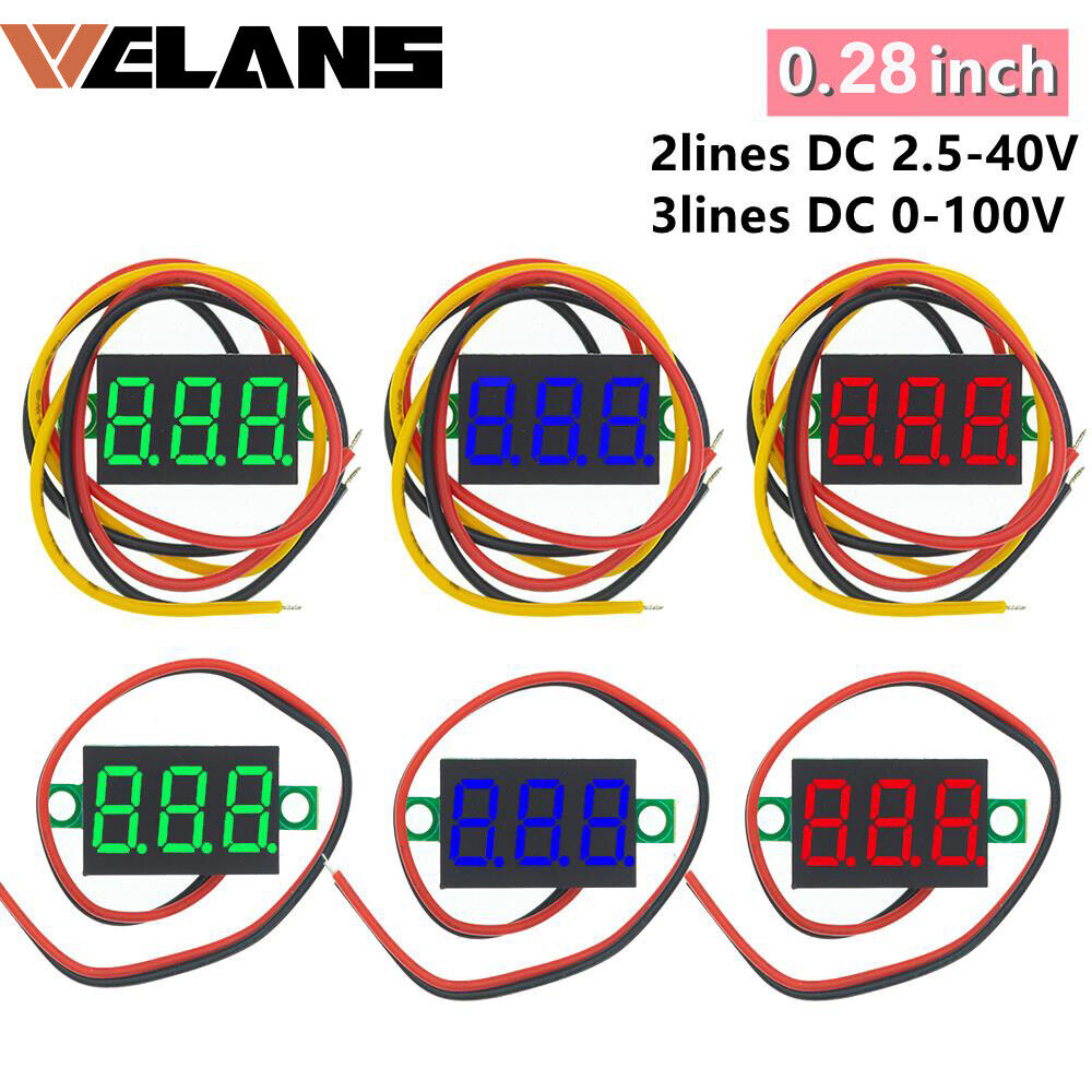 【100 Original】 Welans Super Mini Digital Voltmeter Voltage Tester