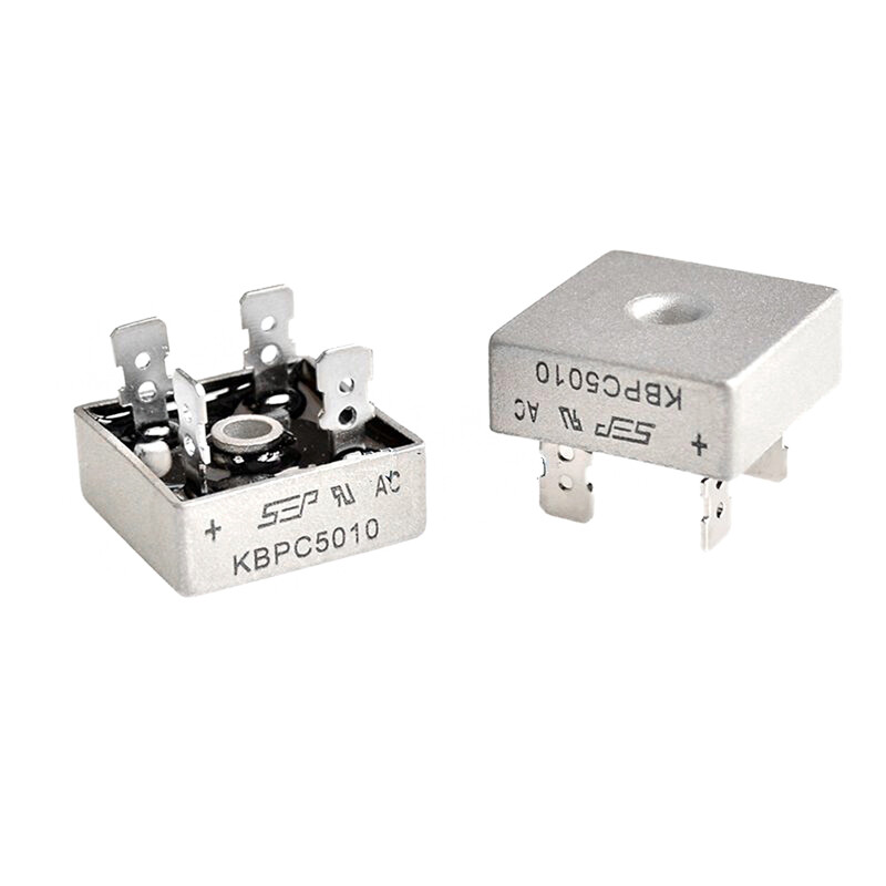 【lowest price】5 x KBPC5010 1000V 50A Metal Case 4 Pin Single Phase Diode Bridge Rectifier