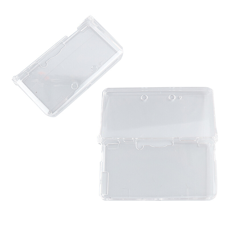 Jiaoxing Plastic Clear Crystal Hard Shell Skin Case Cover For Nintendo New 3DS Console