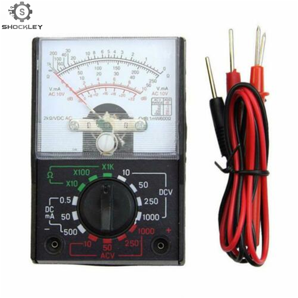 Shockley Pocket Small Mini Portable Student Household Handheld 110a Pointer Voltage Multimeter