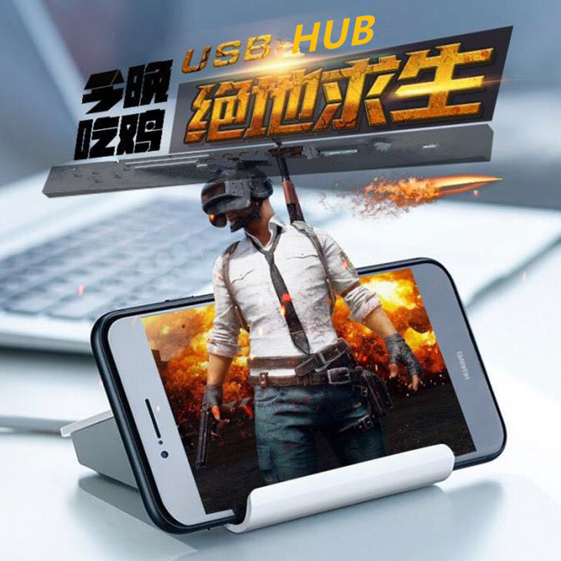 Bộ chuyển đổi cáp USB 2.0 OTG 4 cổng Hub Type C Hub Micro USB HUB mở rộng cho điện thoại thông minh, máy tính bảng có chức năng OTG