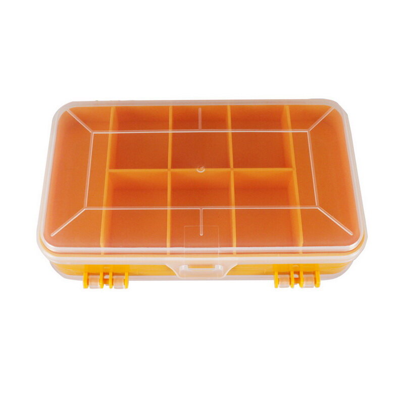 Hộp Đựng Ốc Vít Trong Suốt Tiện Dụng 13 Ô, Hộp Đựng Dụng Cụ Đa Năng Hai Mặt Nhựa Trường Hợp