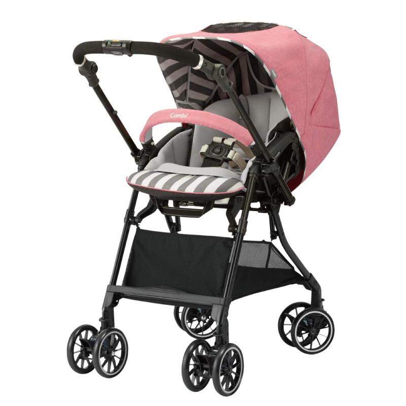 Combi white label stroller Sugokaru α 4 Cass compact Egg shock HS SG standard conformity baby pink one month - Singapore