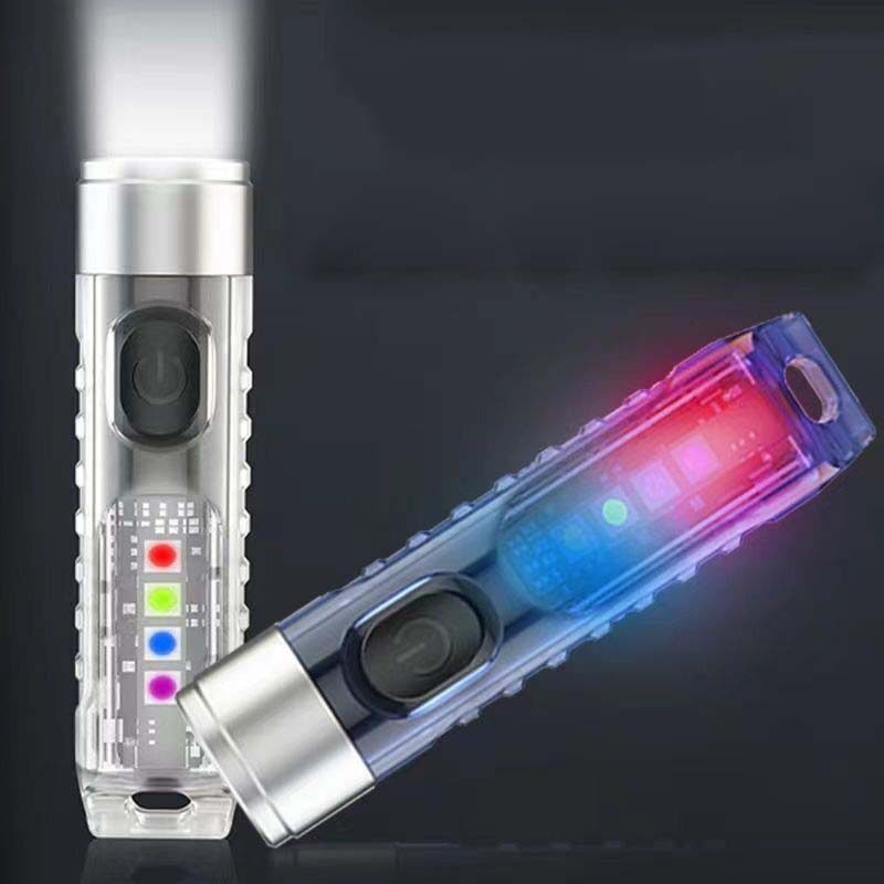 Trọng lượng nhẹ siêu nhỏ gọn Đèn pin ngọn đuốc nhỏ gọn Đèn LED Đèn cầm tay kích thước nhỏ ngọn đuốc Keyring Trọng lượng nhẹ siêu nhỏ gọn Đèn pin độ sáng cao