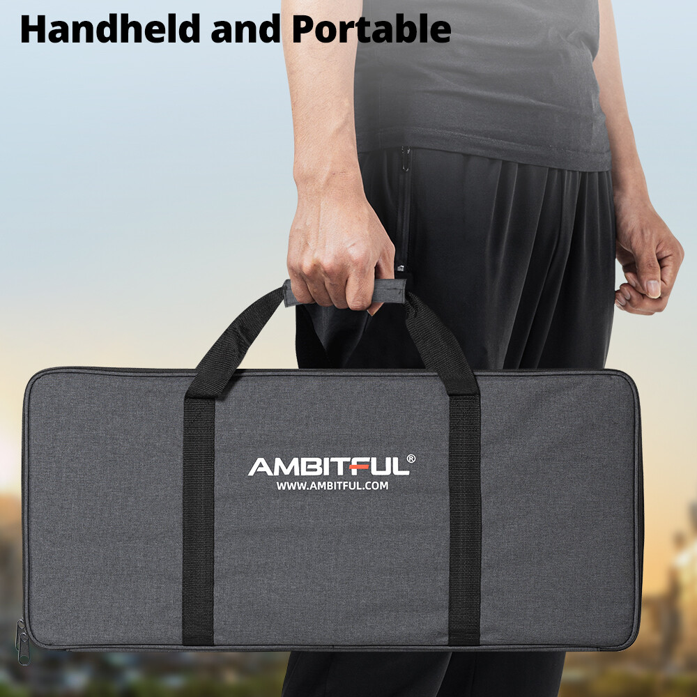 Ambitful PB06 nhiếp ảnh Ánh sáng phòng thu Túi với dây đeo vai Đèn flash studio ánh sáng máy quay video Mang trường hợp túi cho nhiếp ảnh ngoài trời ảnh video