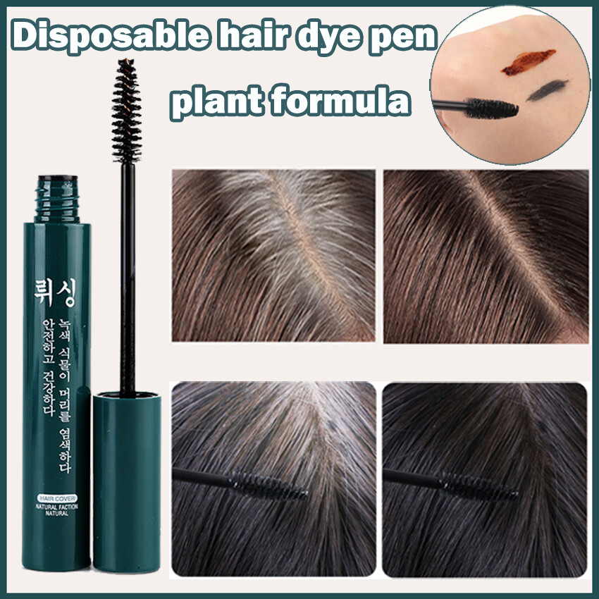 Temporary Hair Color Brush DIY Hair Color Wax Mascara Dye Cream One-Time White Grey Hair Cover Up